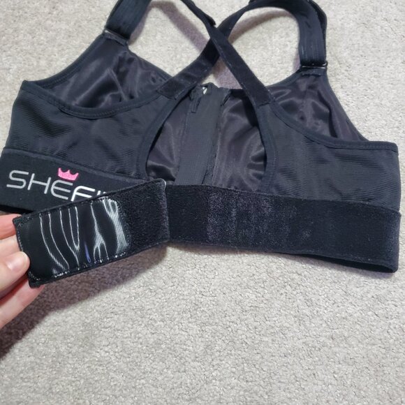 SHEFIT Ultimate Sports Bra High Impact Fully Adjustable Gym Black Women's Medium - Picture 10 of 15